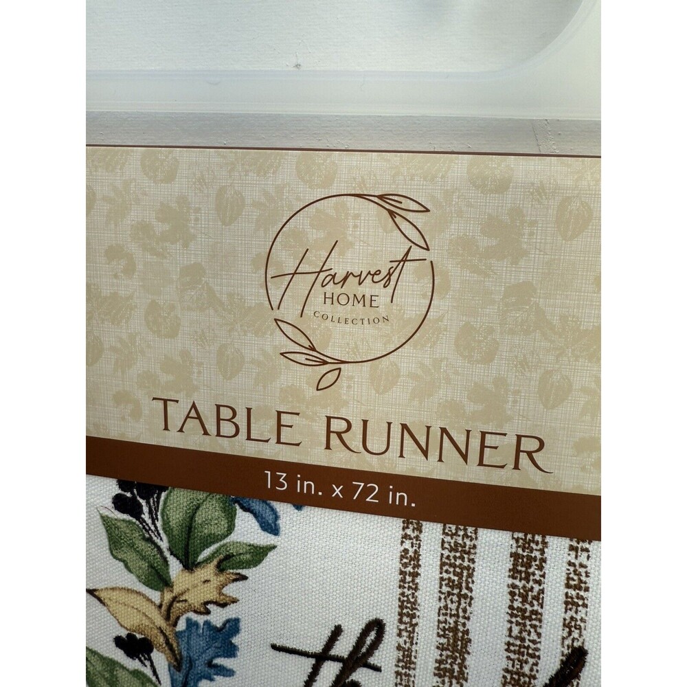 NEW Table Runner, Fall Decorations for Home Pumpkin Fall Runner Thanksgiving... - Picture 3 of 8